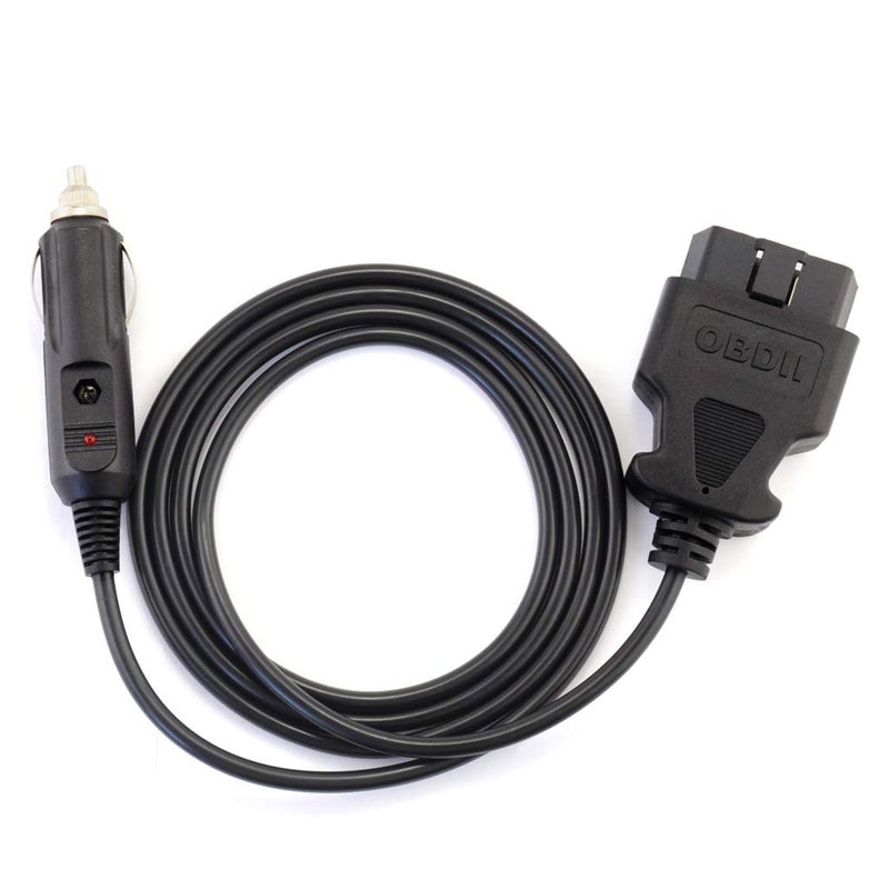 OLLGEN 3M/9.8ft Car OBDII Vehicle ECU Emergency Power Supply Cable Car Memory Save Any 12V DC Power Source OBD Male Connector Cable Adapter - Image 4
